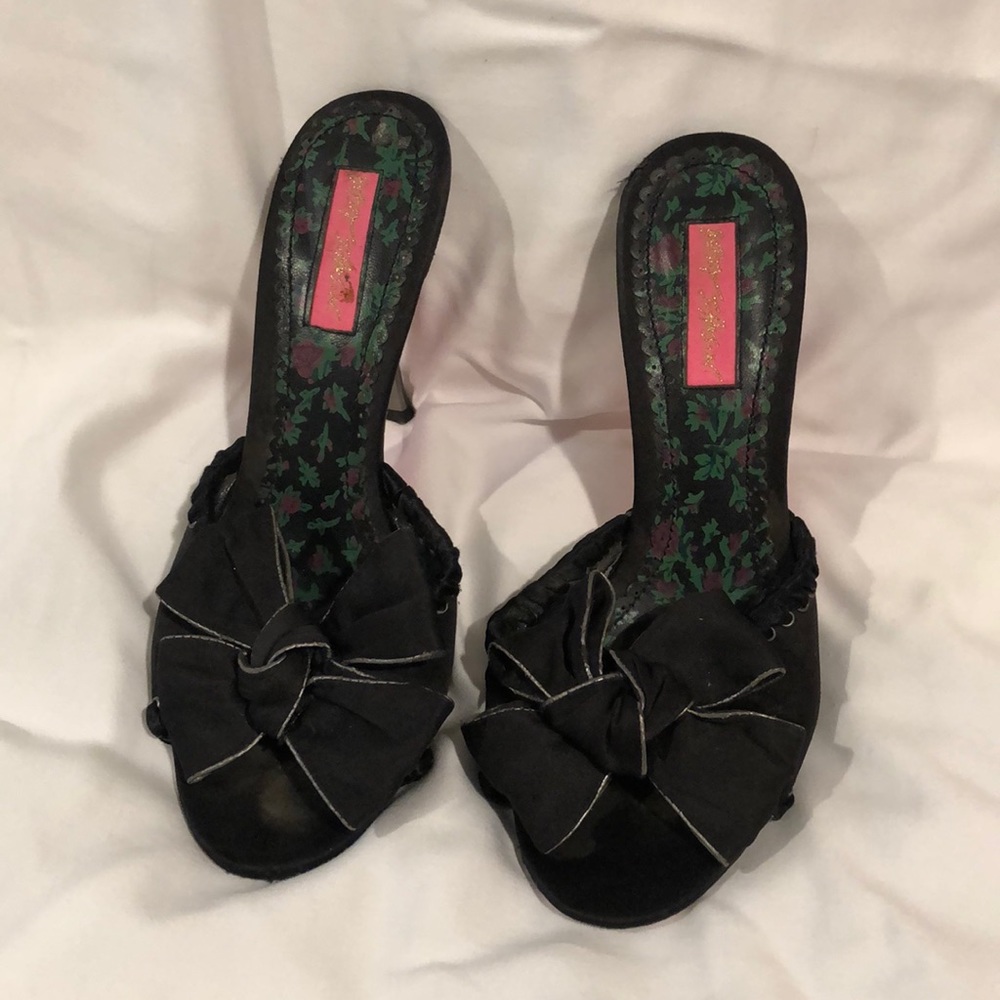 Betsy Johnson Kitten Mules